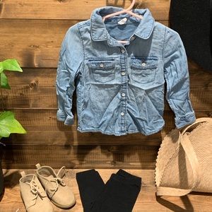 Toddler Denim Buttondown